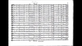 Gustav Holst: A Moorside Suite for Brass Band (with score)