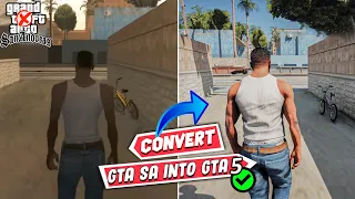 HOW TO MAKE GTA SA *LOOK LIKE* GTA 5 - GTA 5 Complete Modpack For Low End PC!