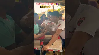 Arm Wrestling Match 💪😈⚡️ ….  #armwresling #armworkout #armwrestlingchalleng #gym #practice #viral