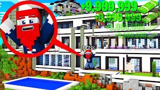 Ich BAUE Eine $25.000.000 VILLA In Minecraft!