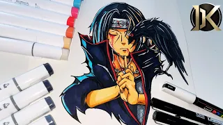 How to Draw Itachi Uchiha | DKArtsTV