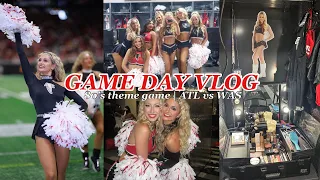 VLOG: day in the life of an NFL Cheerleader | 80's theme game🕺 | ATL vs WAS