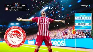 Football Life 2024 Gameplay - Greek Superleague Olympiacos Matchday 1