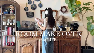 vlog｜cozy room makeover👒🍓｜heme decor｜IKEA＋zara haul