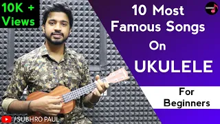 10 Songs In 3 Chords On UKULELE Mashup Lesson Most Famous Bollywood Songs,Beginners Ukulele Tutorial