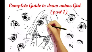 萌えキャラ/Complete guide to draw anime girl (Part 1)