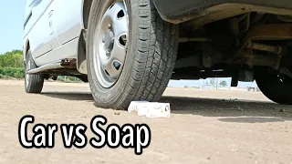 Car vs Soap | Car vs Things | Maruti Suzuki EECO | Crash soap | ASMR @sahilmoradiya4537