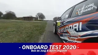 ONBOARD Rally - Bob de Jong Rallying - Hyundai i20 R5 - Testing 2020