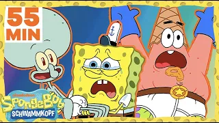 SpongeBob | EINE GANZE Stunde der besten Momente aus Staffel 9 – TEIL 1 | SpongeBob Schwammkopf