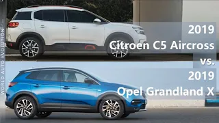 2019 Citroen C5 Aircross vs 2019 Opel Grandland X (technical comparison)
