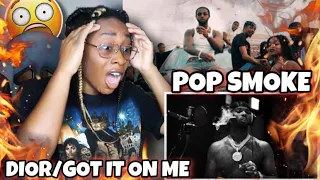 REACTING TO DRILL FOR THE FIRST TIME - POP SMOKE "DIOR & GOT IT ON ME"| Favour