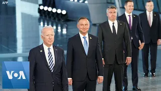 NATO Leaders Pose for Family Photo in Brussels