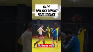 EN İYİ LOW KICK DEFANSI NASIL YAPILIR ? #k1 #kickboks #shorts