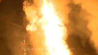 Ravana burning at Dussehra