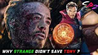 Why Dr Strange didn't use the time stone to save Tony ?