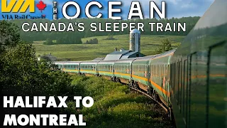 24hrs in a PRIVATE SLEEPER CABIN - VIA Rail The Ocean | Halifax to Montreal