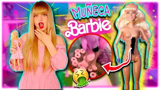 😱 ABRO MUÑECA BARBIE de la PELÍCULA 🤩🩷 *Tiene algo asqueroso adentro* 🤢