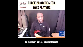 🎸Justin Raines | Three Priorities for Bass Players (WTT Video Podcast)