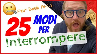 ✋🤫 25 FRASI per INTERROMPERE qualcuno in INGLESE! A1-C2!🇬🇧🔥