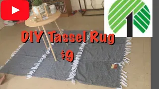 D.I.Y. Dollar Tree Tassel Rug| Home Decor