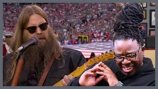 Voice Teacher Analyzes CHRIS STAPLETON singing THE NAT'L ANTHEM @ 2023 SUPER BOWL