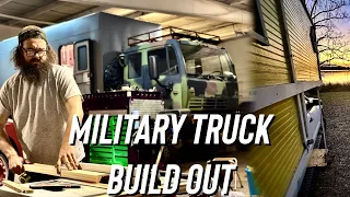 Military Truck Camper Build - Massive Homemade Camper on a Deuce and a Half!