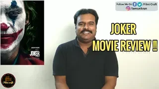 Joker (2019) Movie Review in Tamil by Filmi craft Arun | Joaquin Phoenix | Todd Phillips