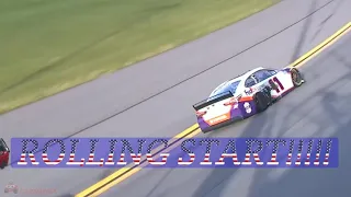 the clash, but it's a daytona usa rolling start