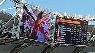 Ivana Vuleta last jump to a Gold Medal win in the Womens Long Jump Final