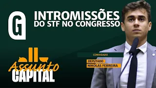 Nikolas Ferreira debate liberação da maconha, aborto e intromissões do STF no Congresso