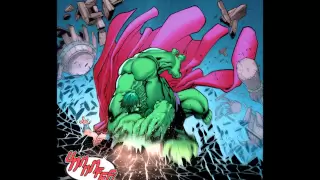 Thor vs Gray Hulk and Savage Hulk