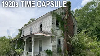 Exploring Abandoned 1920s Time Capsule HOUSE Stuck in the Past