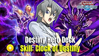 Yugioh Duel Links | DESTINY HEROES ft. Clock of Destiny! - REPLAYS & DECKLIST [August 2023]