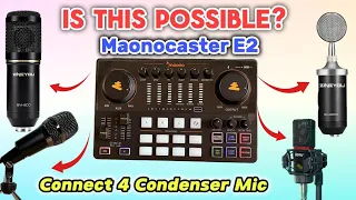 Maonocaster E2 - Connect 4 Condenser mic