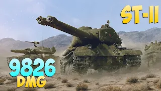 Double punch! ST-II - #shorts #wot #worldoftanks