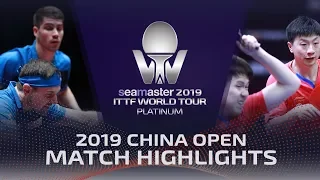 Ma Long/Wang Chuqin vs Timo Boll/Patrick Franziska | 2019 ITTF China Open Highlights (Final)