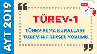 TÜREV ALMA KURALLARI - EMRAH HOCA (PDF)