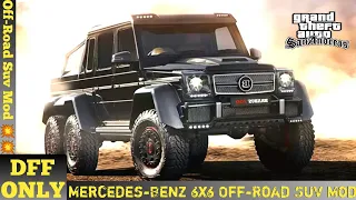 Gta San Andreas Mercedes-Benz 6x6 Mod For Android | Dff Only | Suv Mod | gta sa dff only android