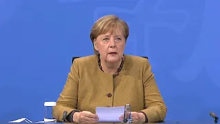 05.01.2021 - Angela Merkel, Michael Müller, Markus Söder - Verlängerung und Verschärfung Lockdown