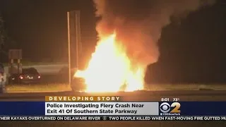 Bay Shore Fiery Crash