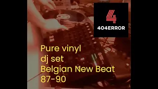 New Beat - live vinyl dj set, oldschool belgian techno and New beat