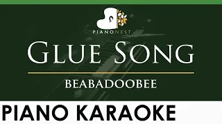 beabadoobee - Glue Song - LOWER Key (Piano Karaoke Instrumental)