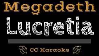 Megadeth • Lucretia (CC) [Karaoke Instrumental Lyrics]