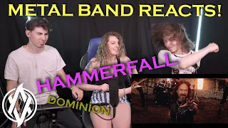 Hammerfall - Dominion REACTION | Metal Band Reacts! *REUPLOADED*