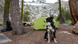 First Solo Backpacking with my Dog - Trinity Alps Wilderness - Granite Lake