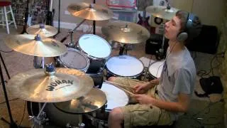 Sweet - Ballroom Blitz drum cover redone (studio quality)