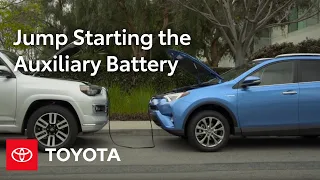 Toyota How-To: RAV4 Hybrid Auxiliary Battery Location and Jump Starting | Toyota