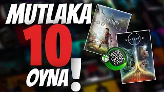 GAME PASS 10 OYUN ÖNERİSİ | BEĞENMEZSEN OYUN İADE (!)