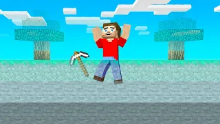 Minecraft BUT A Layer DISAPPEARS Every 5 SECONDS!