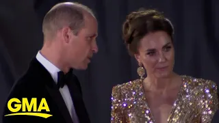 Prince William, Kate join Prince Charles, Camilla for 'No Time To Die' premiere l GMA